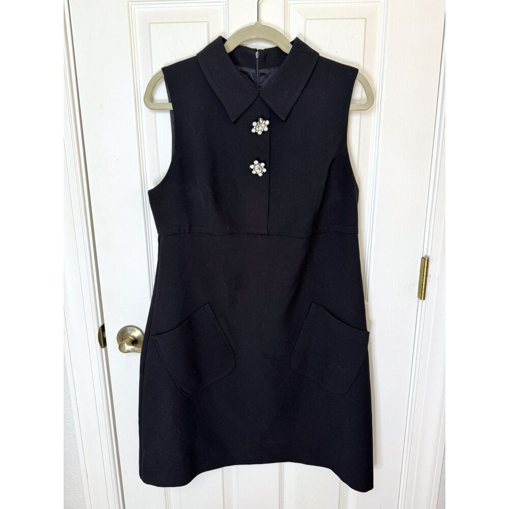 Trina Turk "Starlight" Dress Black Size 10